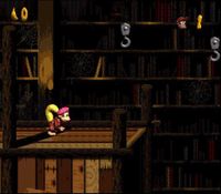 une photo d'Ã©cran de Donkey Kong Country 2 sur Nintendo Super Nes